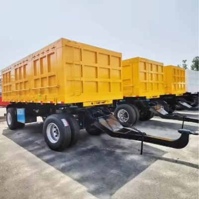 WOSHENG 2 Axles 화물 운송 트레일러 전체 당기 바와 고객의 요청