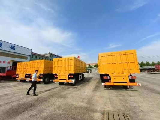 WOSHENG 2 Axles 화물 운송 트레일러 전체 당기 바와 고객의 요청