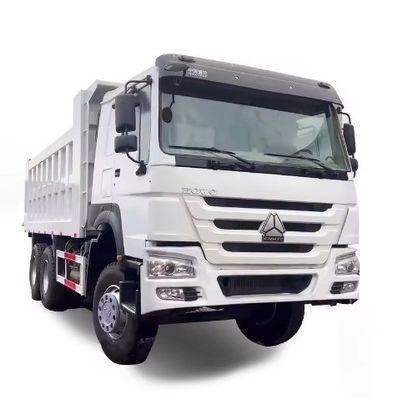 왼쪽 스티어링 사용 된 336HP HOWO 덤프 트럭