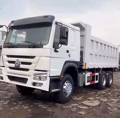 왼쪽 스티어링 사용 된 336HP HOWO 덤프 트럭