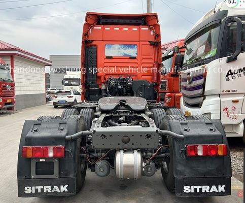 10 타이어 중고용 트럭 헤드 트랙터 트레일러 시트랙 트럭 G7 480hp AMT 트럭 트랙터 헤드