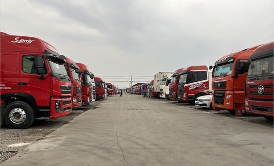 10 타이어 중고용 트럭 헤드 트랙터 트레일러 시트랙 트럭 G7 480hp AMT 트럭 트랙터 헤드
