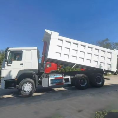 좋은 상태 사용 된 Sinotruk Shacman HOWO 380/430 말력 8x4 유로 2 후방 덤프 트럭