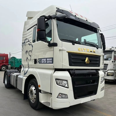 중고 SITRAK G7 480hp AMT 기어박스 6x4 타입 디스크 브레이크 트럭 헤드 트랙터 트레일러