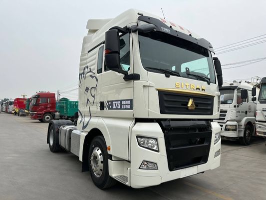중고 SITRAK G7 480hp AMT 기어박스 6x4 타입 디스크 브레이크 트럭 헤드 트랙터 트레일러