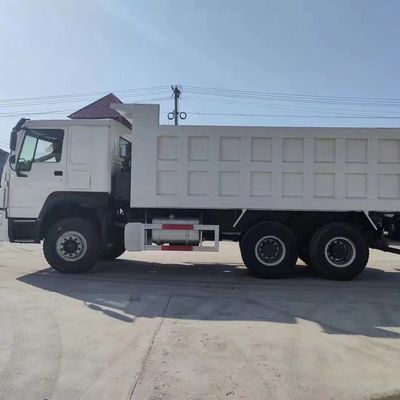 10~15t 총차량 중고 Sinotruk Haowo 덤프트럭 375마력