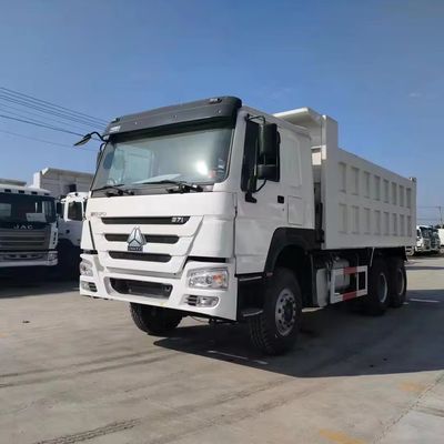 도시 건설 쓰레기 운송 덤프 트럭 사용 된 336HP HOWO 3 승객