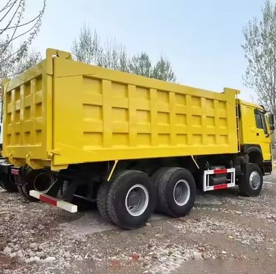 중고 HOWO 371 마력 6X4/8X4 크로이스 컨트롤 없이 광산용 덤프 트럭