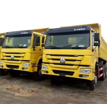 중고 HOWO 371 마력 6X4/8X4 크로이스 컨트롤 없이 광산용 덤프 트럭