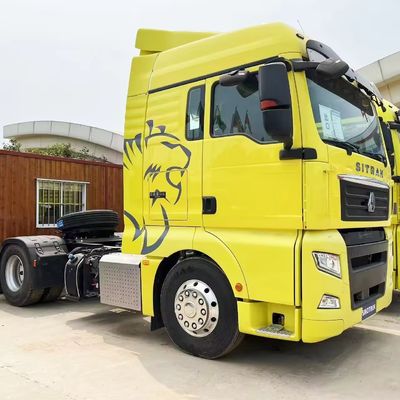 430hp Lhd Rhd 시노트럭 시트랙 트랙터 트럭 4x2 사용 된 트랙터 트럭 3 승객