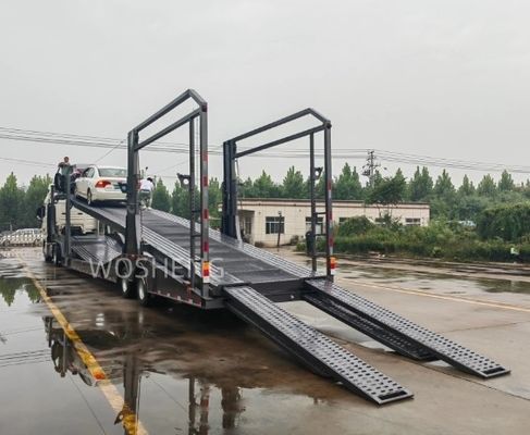 최대 운용량 30000 kg 2 축 공기 서스펜션 자동차 운송용 인증 반류차