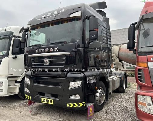 호우 트랙터 트럭 540 HP T7H 6x4 멀티미디어 시스템과 2 역차 번호