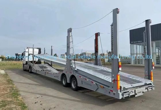 3축 차량 운반용 반 트레일러, 2층 선택착륙용 기구와 12R22.5 타이어