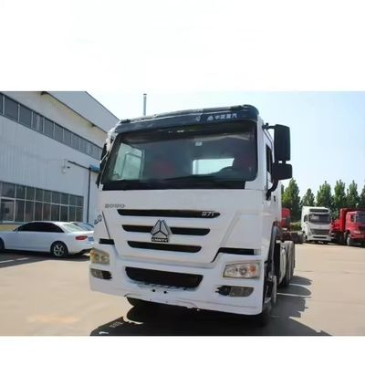 수동 변속기 Sinotruk HOWO 371hp 6*4 트랙터 헤드 트럭 자동 창문