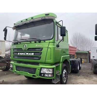 6X4 드라이브 휠 샤크만 X3000 420HP 전자 안정 제어와 함께 사용 된 트랙터 트럭