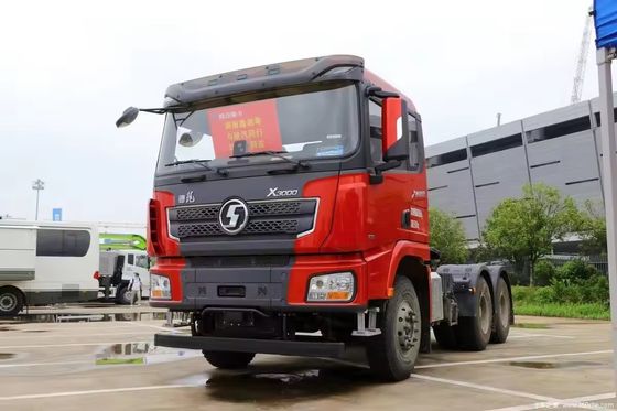 6X4 드라이브 휠 샤크만 X3000 420HP 전자 안정 제어와 함께 사용 된 트랙터 트럭