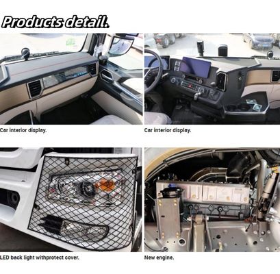 세그먼트 무거운 트럭 6x4 420hp Sinotruk Sitrak 또는 Howo C7H 6x6 트랙터 트럭 머리