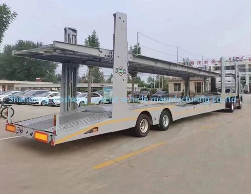 강철 듀얼 데크 자동차 SUV MPV 차량 운송 자동차 운송 트럭 반 트레일러 시장
