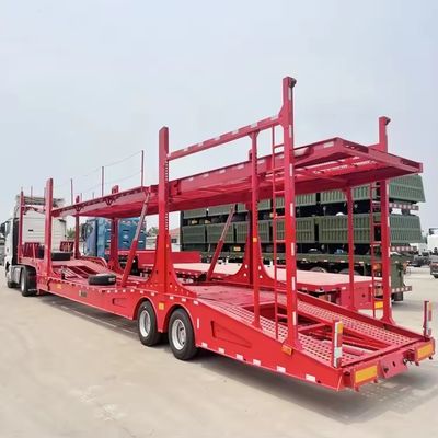 강철 듀얼 데크 자동차 SUV MPV 차량 운송 자동차 운송 트럭 반 트레일러 시장