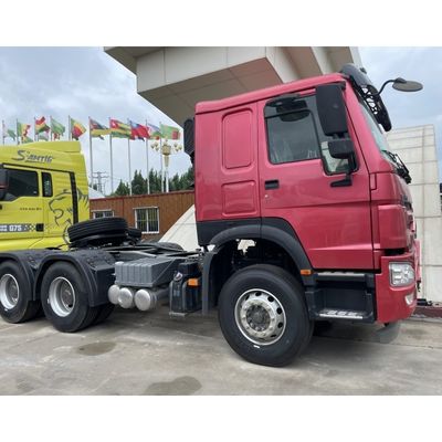 트럭 트레일러 사용 Sinotruk HOWO 371HP 375HP 6X4 아프리카 시장에 대한 트랙터 트럭 머리